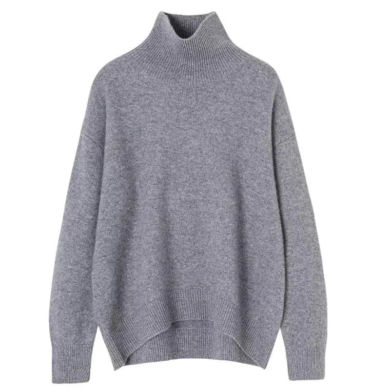 Women High Neck Pullover