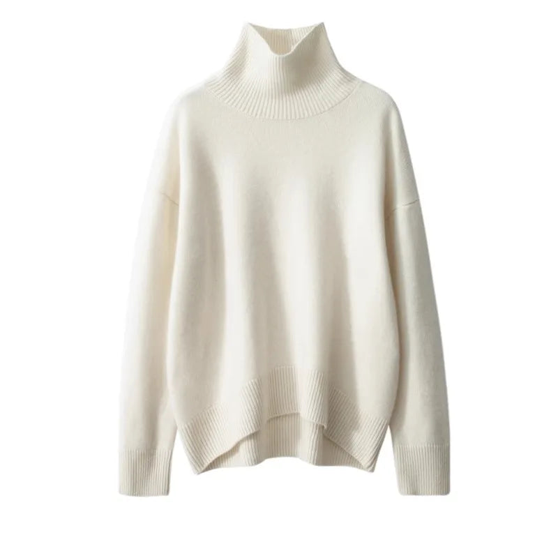 Women High Neck Pullover