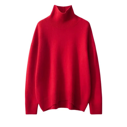Women High Neck Pullover