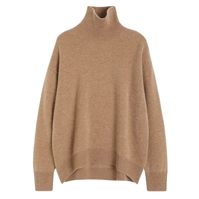 Women High Neck Pullover