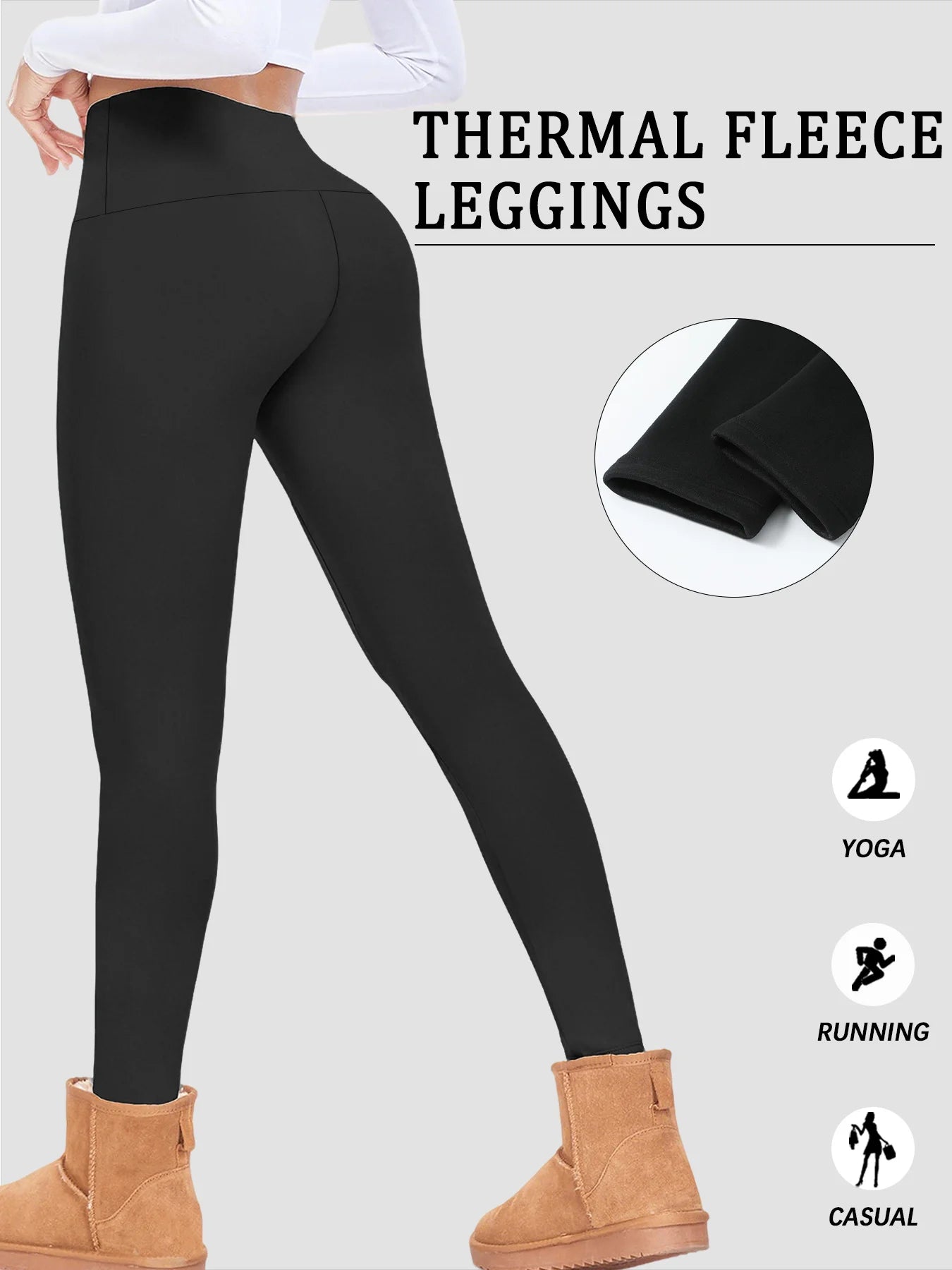 Fleece-Lined Leggings for Women