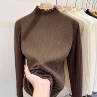 Women Pullover Slim Long