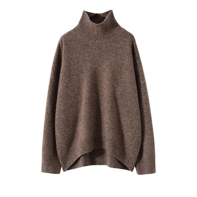 Women High Neck Pullover