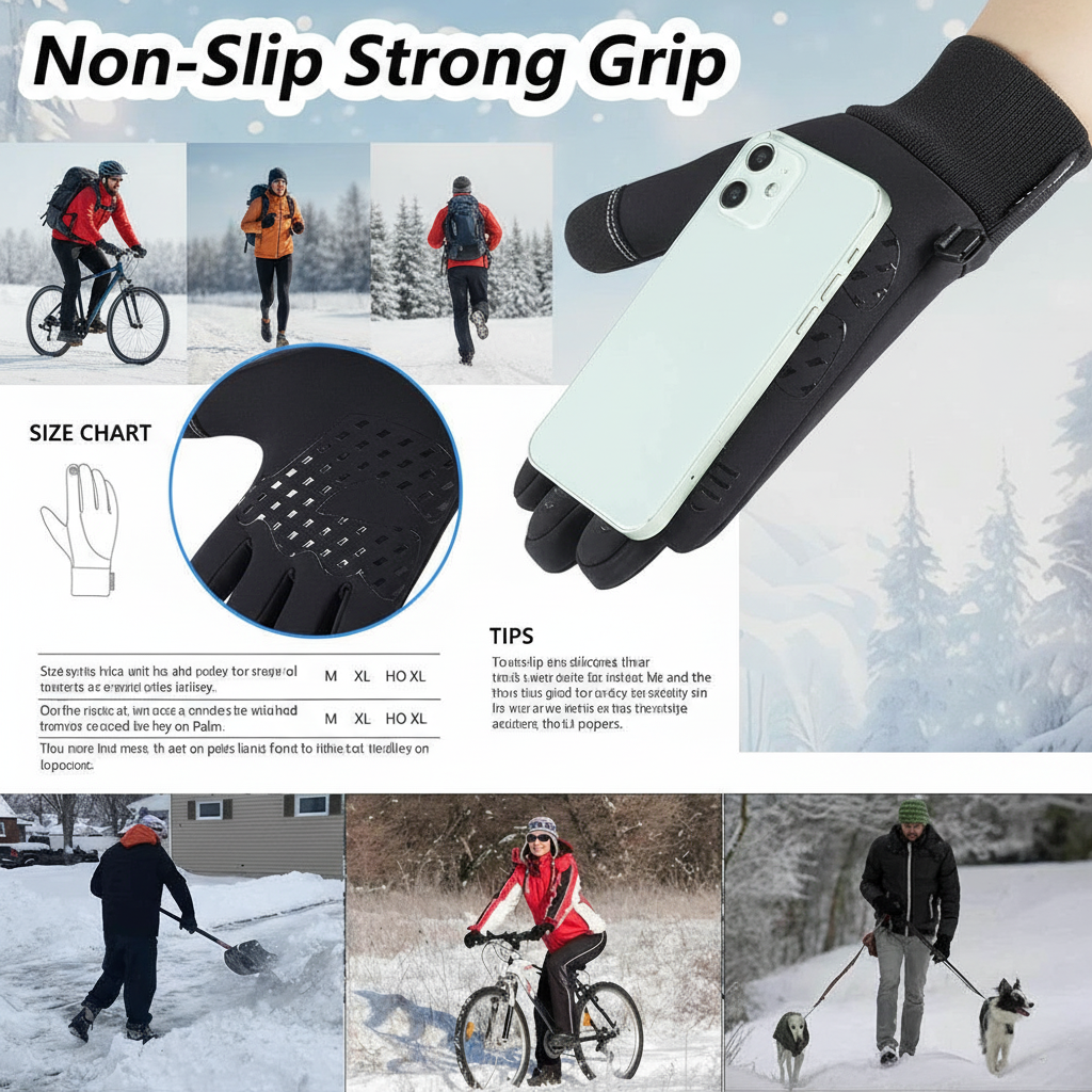 Winter gloves for unisex